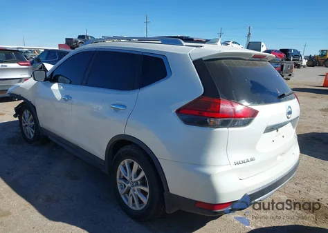 2017 Nissan Rogue Sv z USA, uszkodzony, nr VIN KNMAT2MT1HP593513